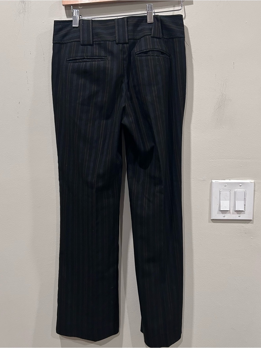 Vintage Nanette Lepore pinstripe pantsuit, corset blazer tailored trousers sz 2 - Picture 4 of 11